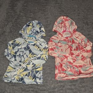 Columbia Sportswear Company Light Blue and Yellow Omni-Shade Top